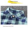 Boys' Long-Sleeve Plaid Shirts - Spring/Autumn: Casual Cardigans & Western-Style Tops for Kids