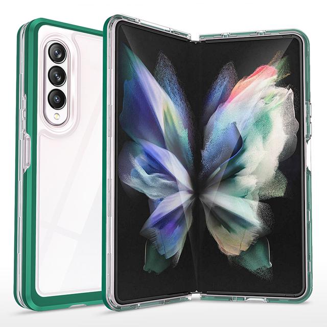 Ультратонкий прозрачный чехол для телефона Samsung Galaxy Z Fold 4 Fold 3 со складным экраном для мобильных телефонов Fold3 Fold4 прозрачный жесткий чехол