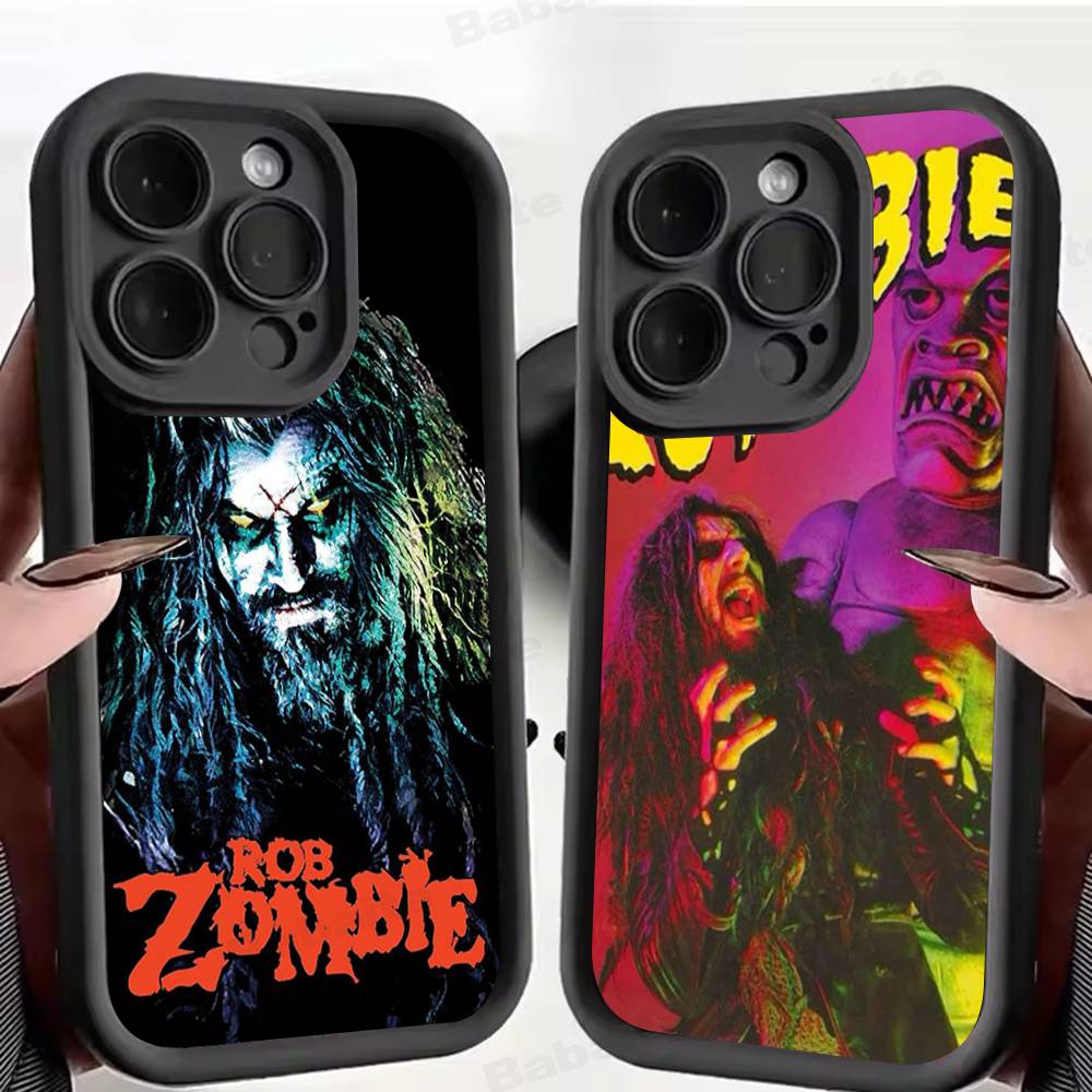 Рок-музыкант R-Роб Z-Зомби Для IPhone 17 15 13 12 11 14 Pro Max X XR XS 16 Plus Ударопрочная Конфетная Задняя Крышка