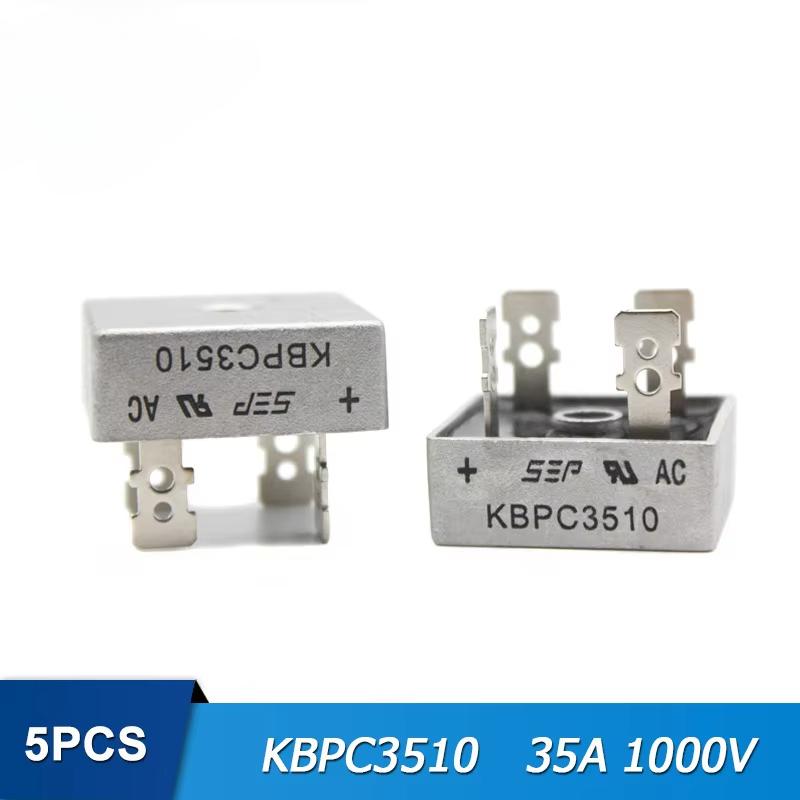 5PCS Bridge Rectifier Diode KBPC5010 KBPC1010 KBPC1510 KBPC2510 KBPC3510 Rectifiers 10A 15A 25A 35A 50A