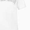 Emporio Armani Женская футболка с принтом букв логотипа, круглым вырезом и коротким рукавом, белая 3D2T7S-2JIDZ-10100