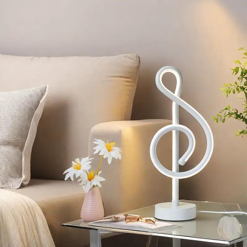 Seaweed Wave Bedside Lamp, Ambient Small Night Light, Creative Luxury Table Lamp for Bedroom Living Room