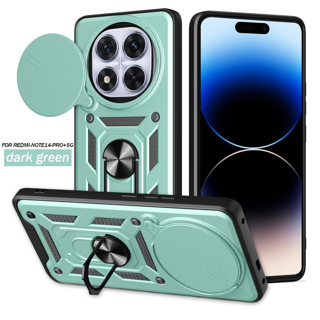 Для Redmi Note 14 Pro Plus Бронированный защитный чехол с магнитным кольцом для Mi Poco X7 Чехол для телефона с защитой камеры