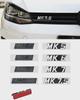 3D ABS буквы MK5 MK6 MK7 MK7.5 эмблема для решетка автомобиля GOLF значок наклейка глянцевый черный серебристый