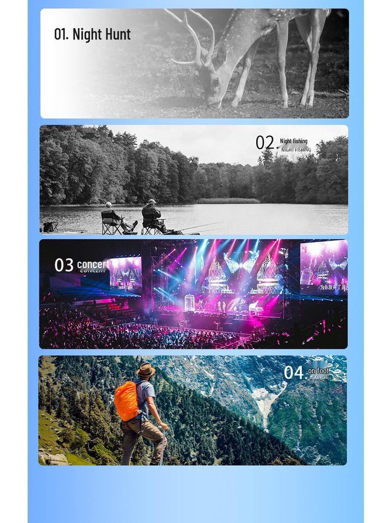 High-Definition Infrared Night Vision Laser Rangefinder for Outdoor Hunting