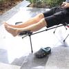 Reclining Chair Footrest Sturdy Construction Ultralight Aluminum Alloy Folding Fishing Camping Chair Foot Rest Retractable Stool Attachable Leg Rest