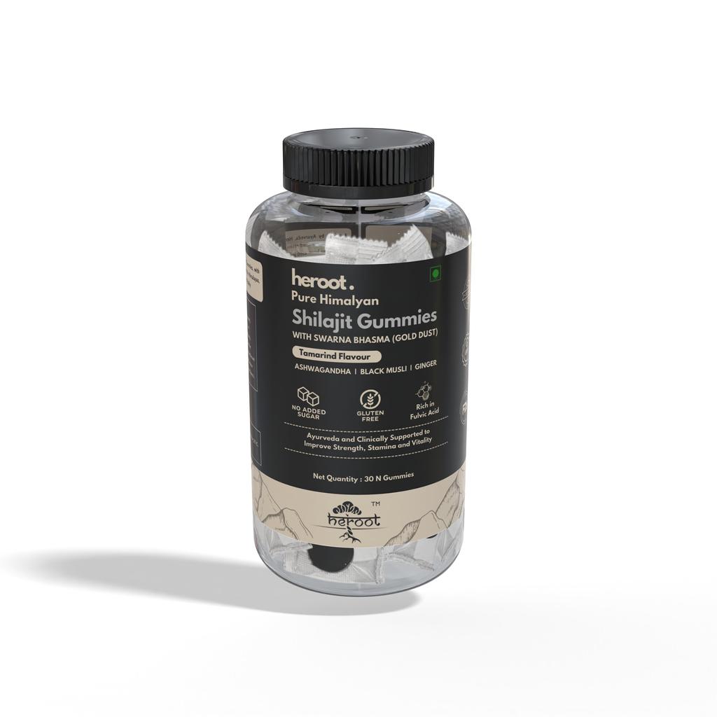 Гималайский Шиладжит ЗОЛОТО Мармеладки, Ежедневные Велнес Мармеладки | 200 мг Вкус Тамаринда