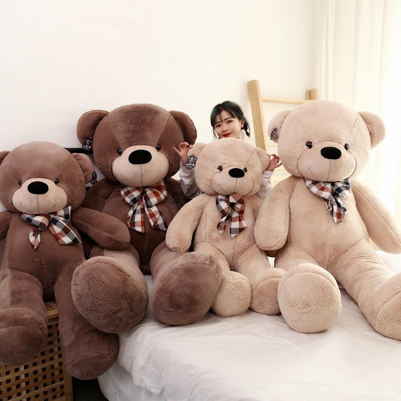 Bear Plush Teddy Toy Cartoon Stuffed Doll Bedroom Decoration Kids 100cm Gift