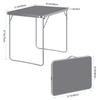 Portable Outdoor Folding Table w/Rectangular Design, Multi-Use Camping/Home/Learning Dining Table - Lightweight & Space-Saving