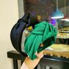 1Pc Fabric Fashion Cross Head Wrap Hair Hoop Women's Twist Headband Bow Knot Wide Edge