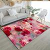 Rose Personalized Text Floor Mat Suitable for Foyer Study room Kitchen Entryway Anti-slip Rug Anime Office Decor
