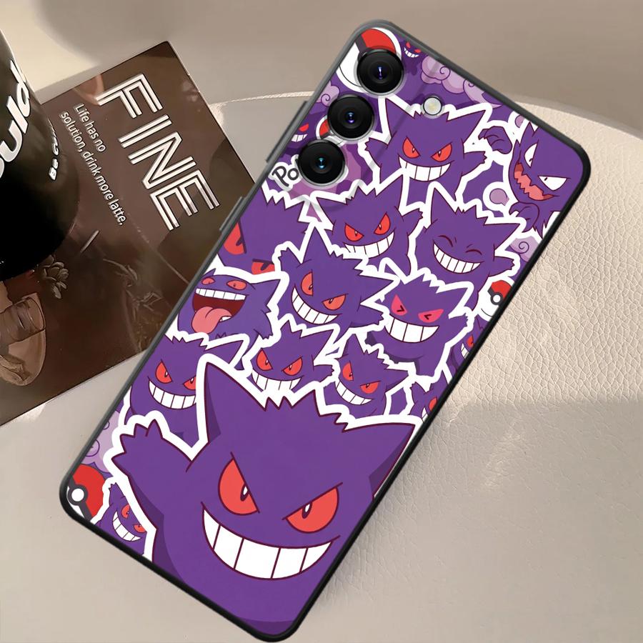 Чехол Pokemon Gengar для Samsung Galaxy A70 A04 A13 A20 A17 A50 A15 A16 A40 A05 A12 A06 Funda Чехол для телефона