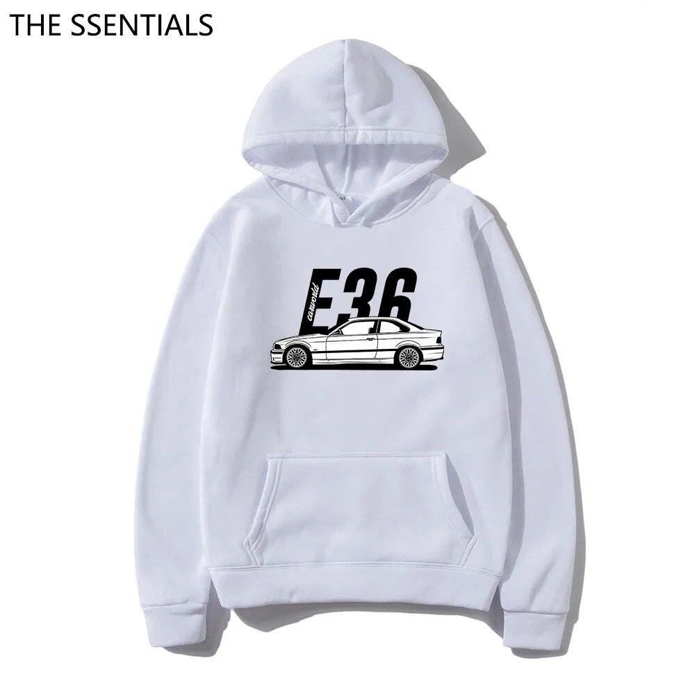 Классические толстовки с капюшоном E30 E46 E92 F80 M3 E36, модная толстовка с буквенным принтом D, пуловер унисекс, пуловер в стиле хип-хоп, толстовка с худи с принтом автомобиля