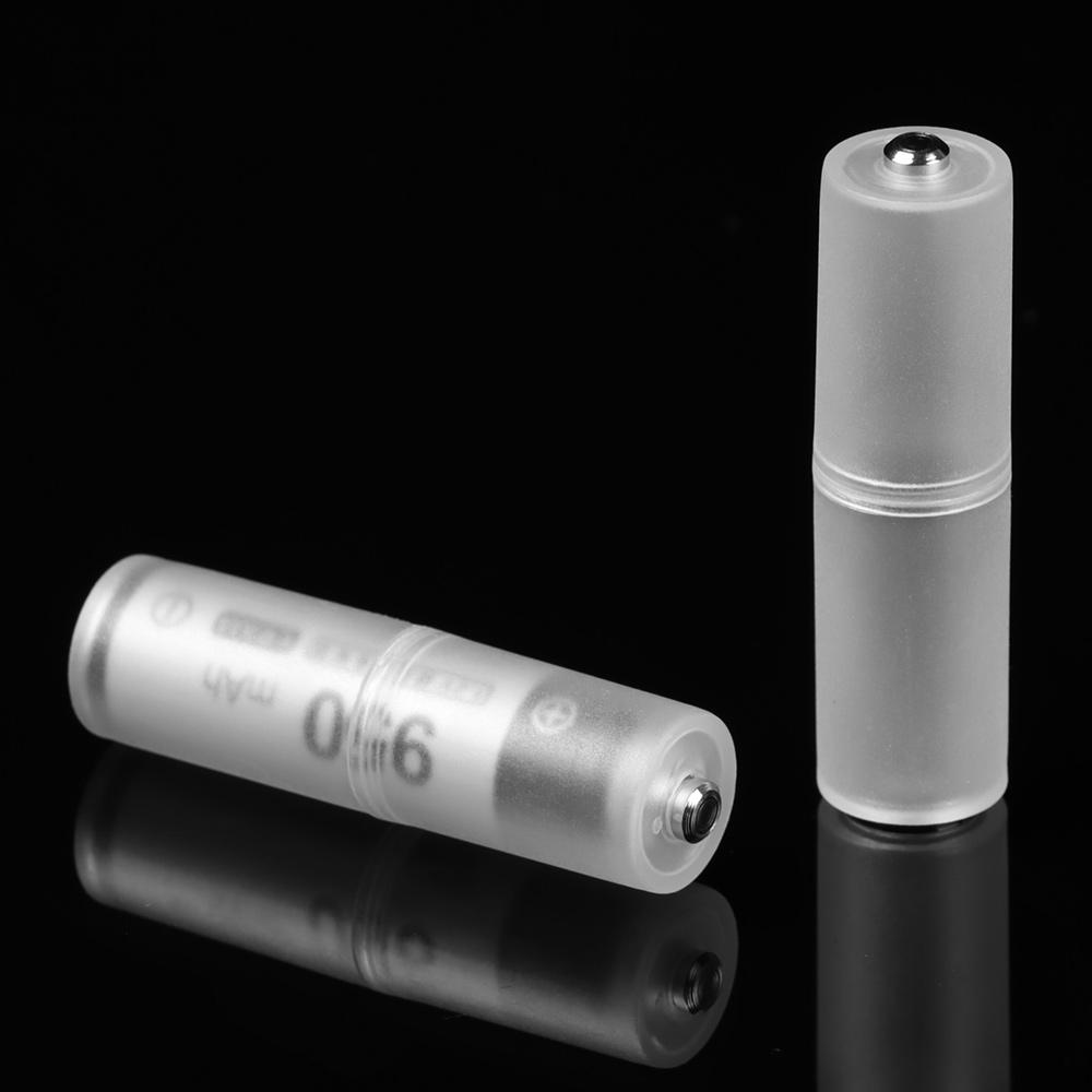 Прозрачный держатель для батареек Адаптер-переключатель Чехол-адаптер для аккумуляторов размера AAA в AA