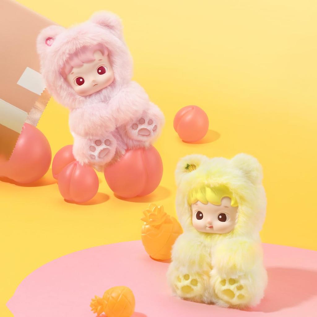 POP MART HACIPUPU Gummy Bear Series Plush Pendant Pop Mart Gachapon Blind Box Figure Plastic Model Premium Toy PVC Soft Vinyl Original Character