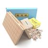 Shogi Board Set Featuring Specially Selected Paulownia Wood Pieces In a Box and a Shinkatsu 6 Folding Approximately 18mm Japanese-made Bold, No.