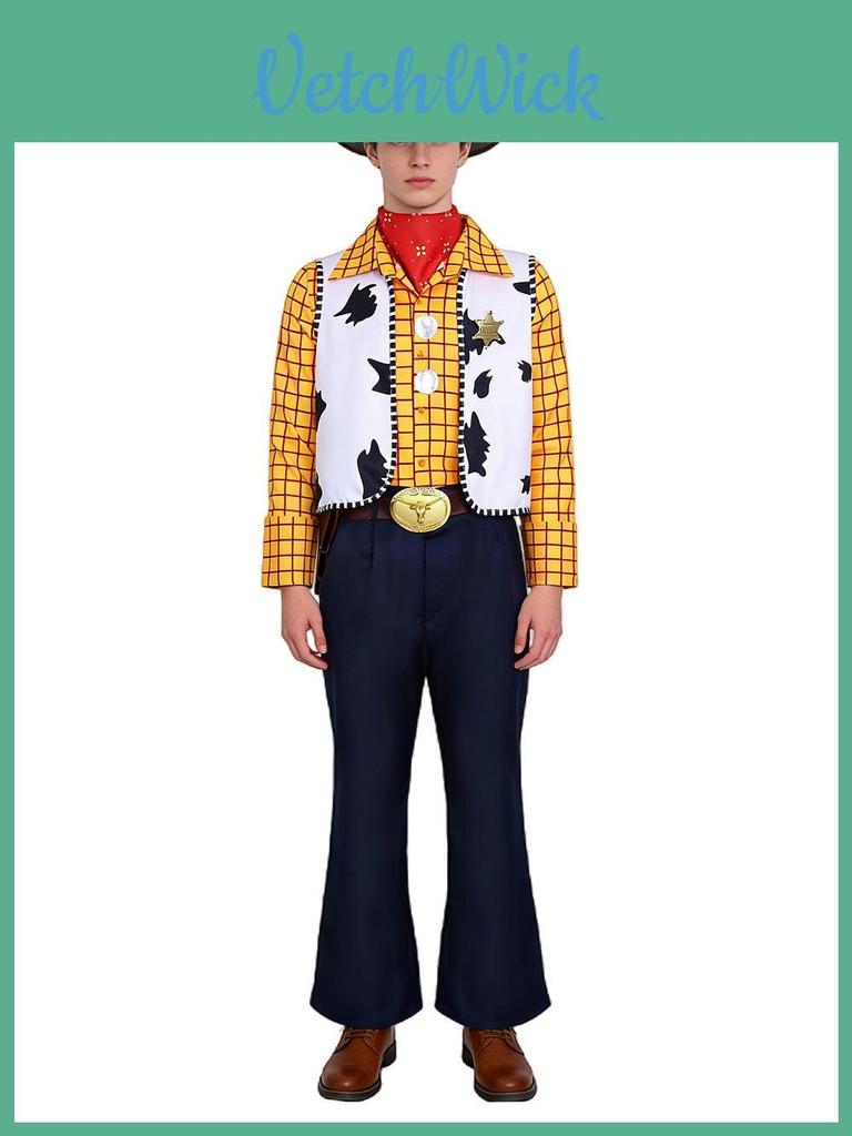 Toy Story Woody And Jessie Polyester Cosplay Outfits For Anime Fans And Role Play Enthusiasts