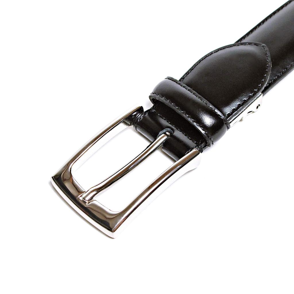 Деловой формальный гладкий 30 мм бесплатно надежное качество создано более чем 50-летней историей и сделано в Японии [KIETH] мужской и ремень, кожа, коровья кожа, черный,