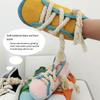Shoe Shaped Dog Chewing Toy Clean Teeth Interactive Squeaky Dog Toy Soft Bite Resistant Pet Cotton Rope Slippers Self-Hi