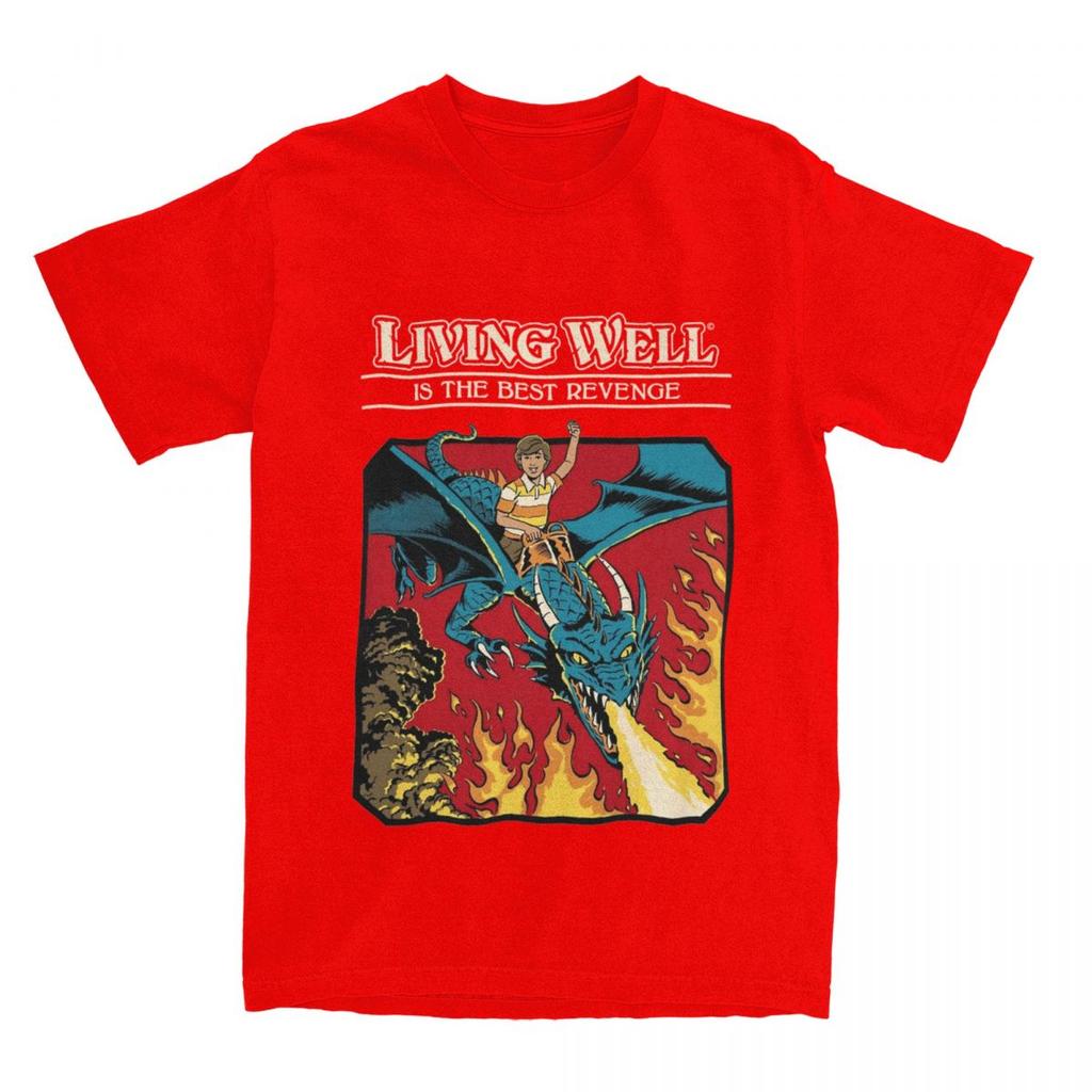 Футболки мужские и женские винтажные фантазийные сумасшедшие 100% хлопок с графическим принтом ткань