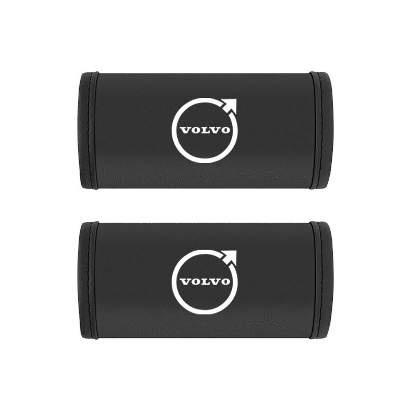2Pcs Suede Handle Cover Car Roof Armrest Pull Protection Glove For Volvo S80 V90 EX30 EX90 EM90 C40 C70 CX70 Rdesign Olestar AWD