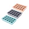 Silicone Ice Cube Tray with Lid 15 Cavity Easy Release Ice Mold for Freezer Large Ice Cubes Maker for Whiskey Cocktails
