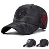 Men Tiger Head Embroidered Camouflage Snapback Baseball Cap Outdoor Adjustable Sunscreen Leisure Hat Spring Autumn Travel Tourism Beach Vacation