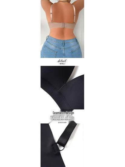 Бесшовный бюстгальтер с косточками большого размера: Поддерживающая, Против провисания, Красивый дизайн спины