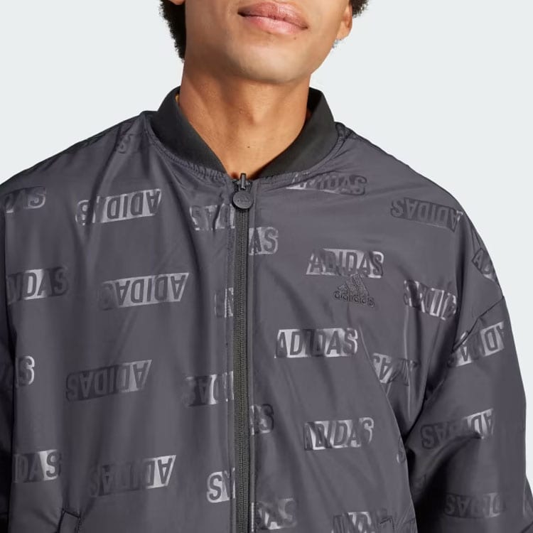adidas Велюровая двусторонняя куртка-бомбер IJ6424