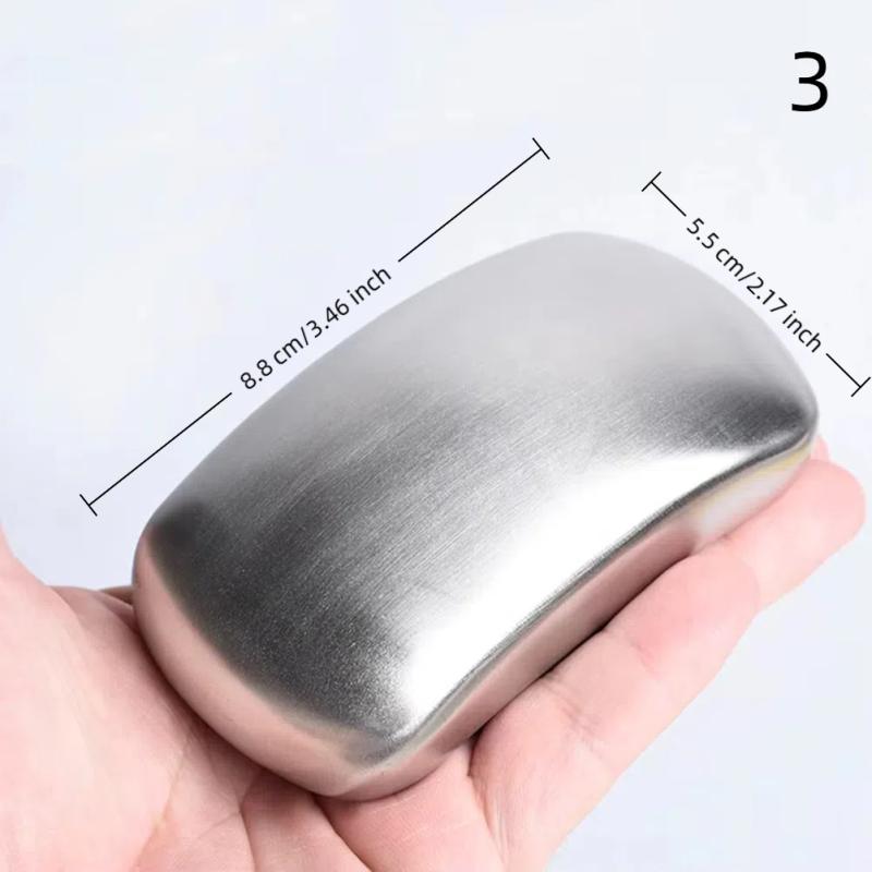 Брусок из нержавеющей стали для удаления запаха мыла для очистки рыбы, лука, чеснока, рыбы и других сильных запахов с рук и кожи, кухонные гаджеты