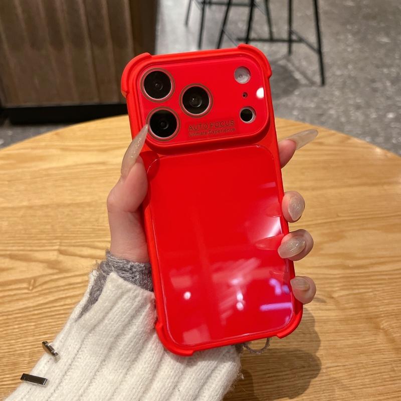 Crystal Candy Acrylic Shockproof Case For iPhone 17 Air 16 15 14 13 Pro Max  Corners Protective Hard Glass Phone Cover