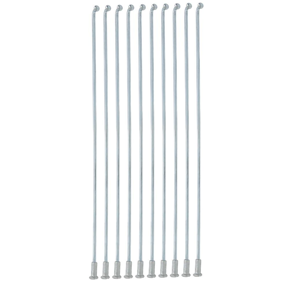 10 Set Sliver Cycling Spokes Carbon Steel Tricycle Replacement Spokes Bike Spokes Tricycle Repair