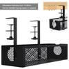 Adjustable Thickness Desk Cable Organizer Metal Cable Tray Cable Management Rack Kitchen Storage