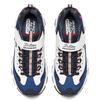 Skechers Удобные Прочные Амортизирующие Износостойкие Папины Кроссовки Детские Кроссовки Бело-Синие 403825L-WBL