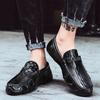 Genuine Leather Mens Loafers Luxury Brand Designer Casual Shoes Classic Slip On Men Shoes Moccasin Light Comfy Male Driving Flat