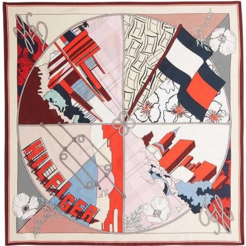 Tommy Hilfiger Floral Silk Scarf