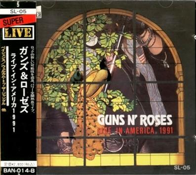 CD GUNS N' ROSES - Live In America, 1991 BAN014B Banana 1993 Австралия Рок Б/у