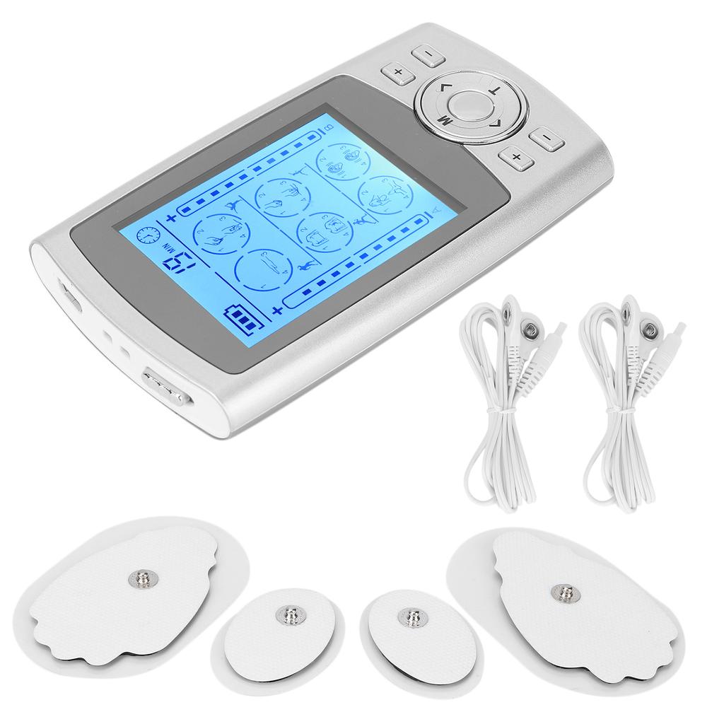 24 Modes TENS Massager Rechargeable Pulse Muscle Stimulation Massager for Back Knee Neck 110‑240VUK
