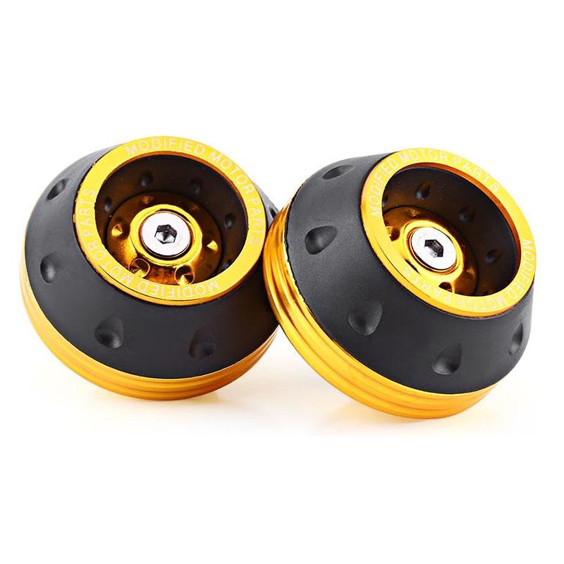 2 шт. Универсальная защита колес мотоцикла, крашпад, протекторы от падений мотоцикла, сплав, мотокросс, падение, чашки-слайдеры передней вилки