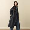 SEIFINI Women's Lapel Double-Faced Wool Coat