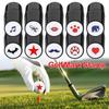 Durable Plastic Golfer Gift Golf Stamp Marker Mark Seal Golf Ball Stamper Golf Accessories
