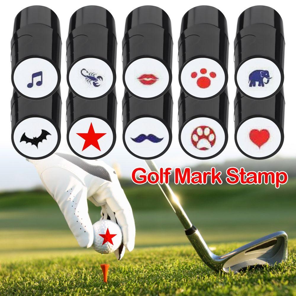 High Quality Golfer Gift Quick-dry Golf Ball Stamper Golf Stamp Marker Mark Seal Golf Accessories