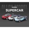 1/24 Bugatti Tourbillon Chiron Сплав Модель Спортивного Автомобиля Литой Металл Гоночные Транспортные Средства Модель Автомобиля Звук и Свет Высокая Симуляция Детский Подарок