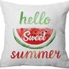 Summer Themed Print Pillow Case Living Room Sofa Decor Home Chair Car Bedroom Decorative Pillowcase Soft Throw Cushion Cover