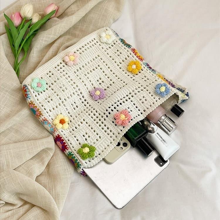 Богемская плетеная сумка одно плечо диагональный рюкзак