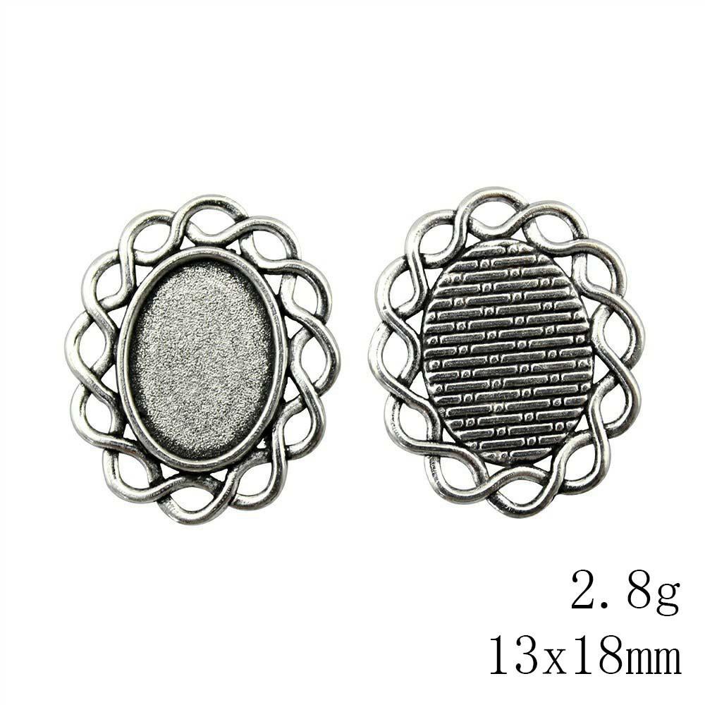 Подарки для женщин Ювелирные изделия и аксессуары Овальный стеклянный кабошон Подставка Поднос для установки Безель Аксессуары Детали DIY Аксессуары