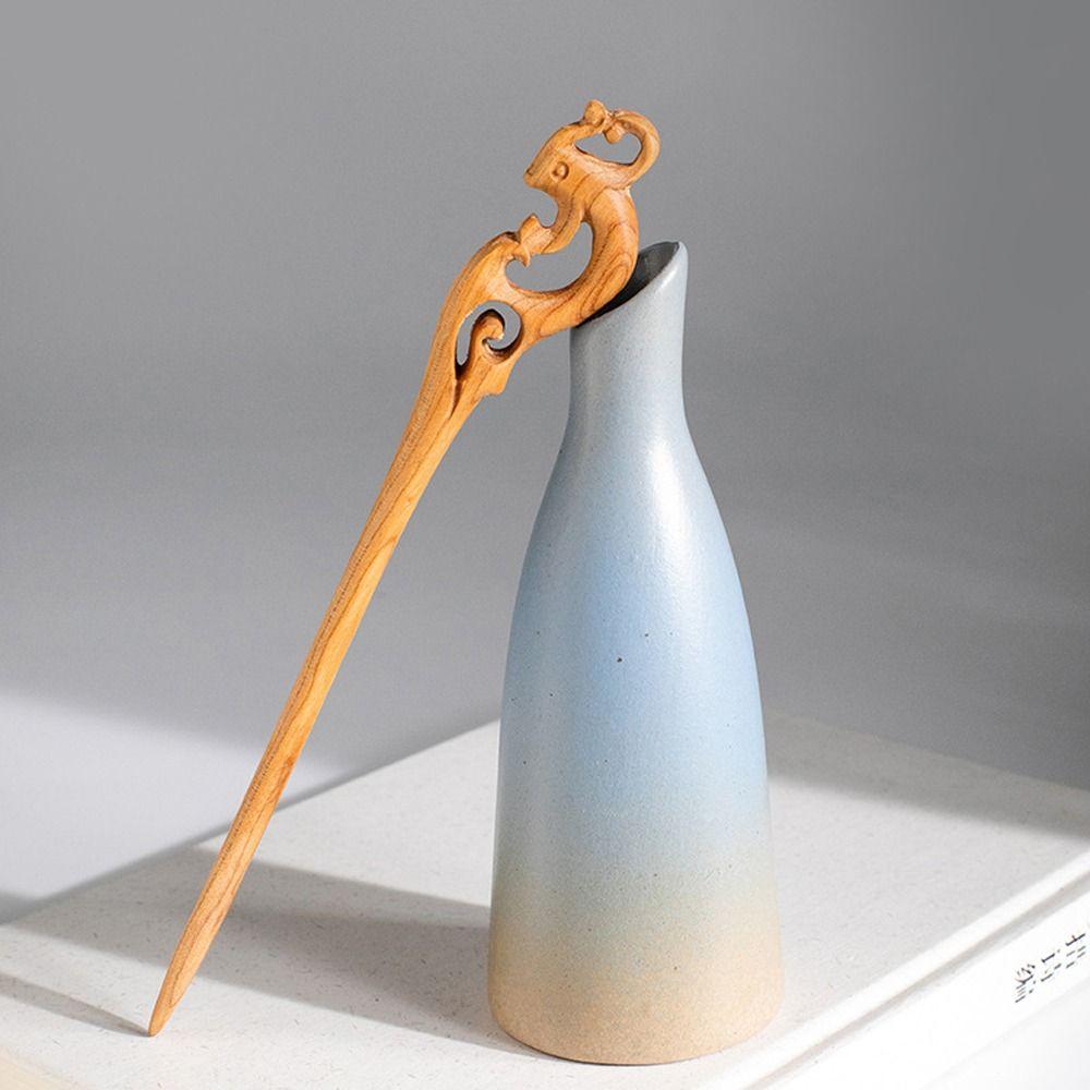 Shape Hair Sticks Bird Wooden Hair Sticks Chinese Hair Fork Korean Hair Clip Women Hanfu Hairpins