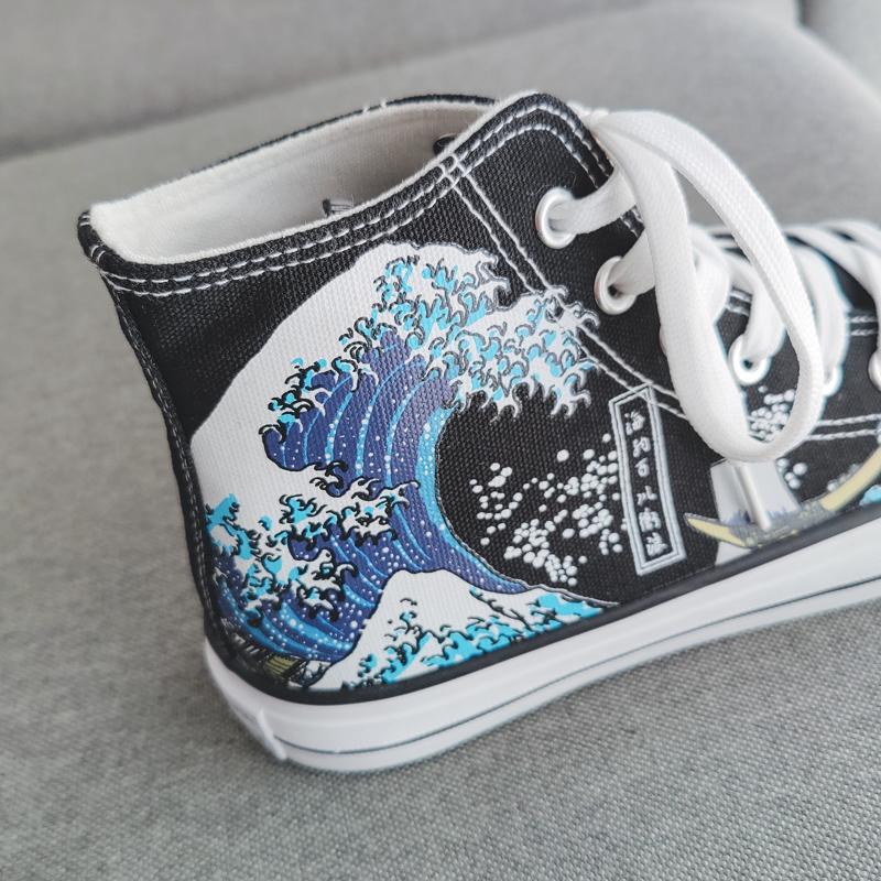 Классическая парусиновая обувь для женщин и мужчин, винтажная обувь для пар, уличная повседневная обувь