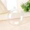 High Transparency Irregular Acrylic Christmas Ornaments - Hollow Round Decoration Balls for Trees
