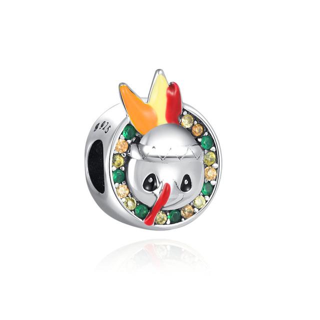 Новые европейские бусины из стерлингового серебра 925 пробы с изображением собаки и панды, бусины-пауки, подходят для оригинальных подвесок, браслетов, ювелирных изделий, аксессуары «сделай сам»